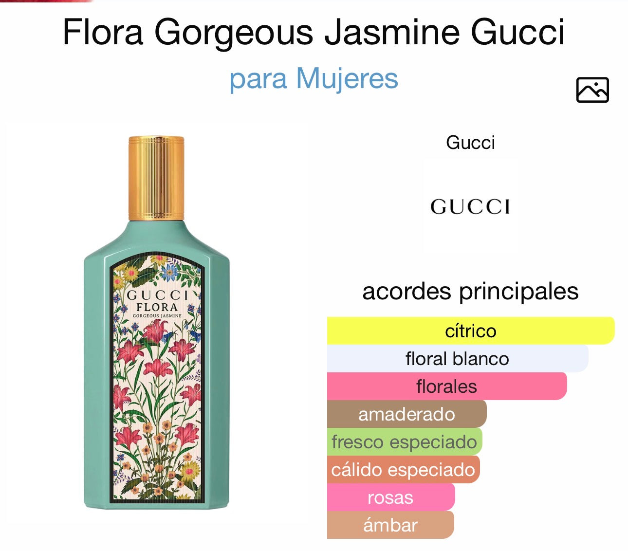 Flora Gorgeous Jasmin Gucci