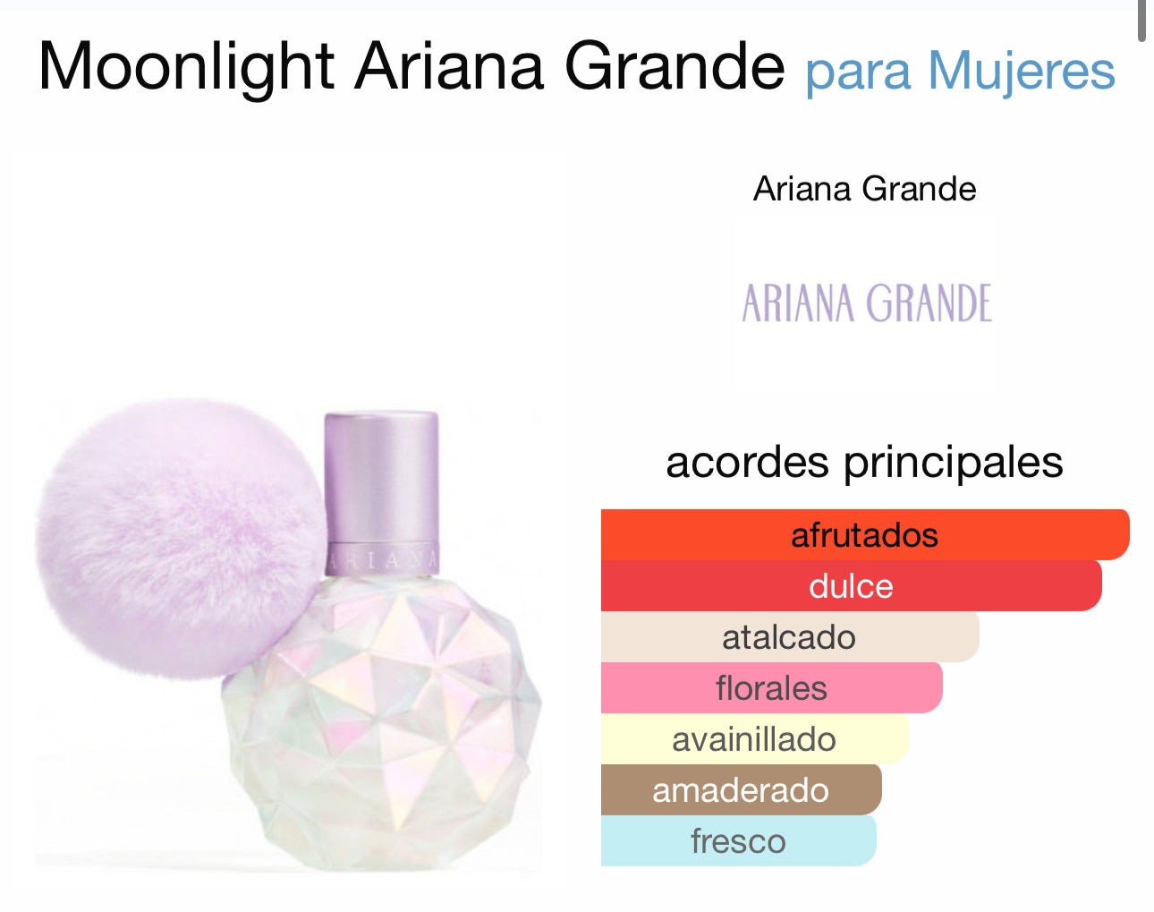 Moonlight de Ariana Grande