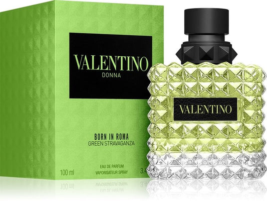 Donna Born in Roma Green Stravaganza Valentino