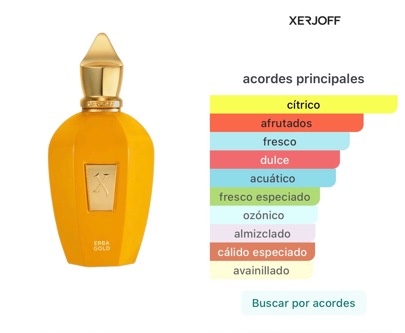 Erba Gold Xerjoff