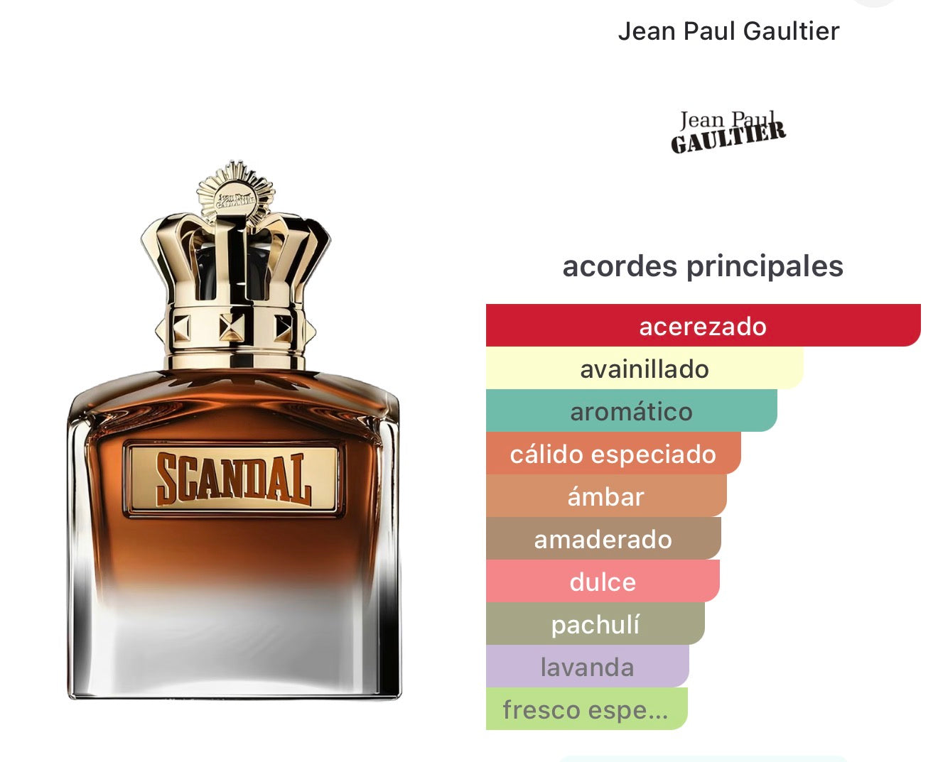 Scandal Elixir Jean Paul Gaultier