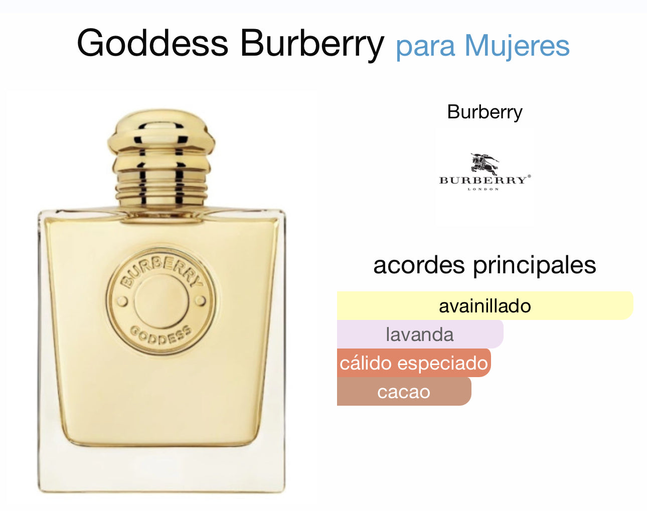 Goddess Burberry – DecantsCostaRica
